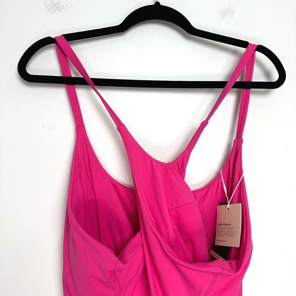 Halara SoftlyZero Plush Backless Active Dress Easy Peezy Pink 2X NWT - Picture 9 of 16